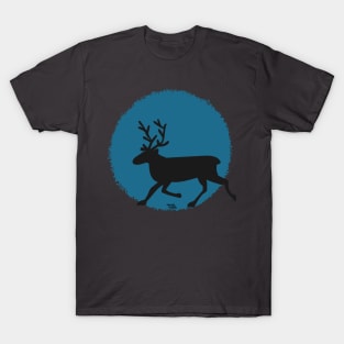 Running reindeer T-Shirt